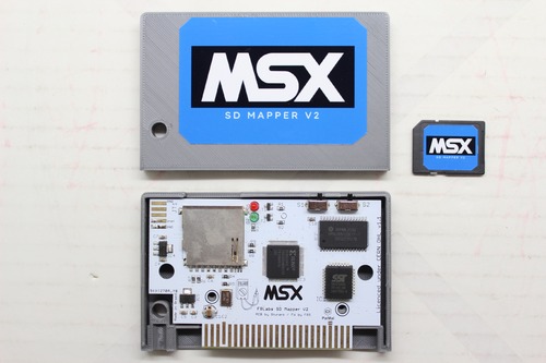 MSX SD Mapper V2 SDカード＆512kBマッパーインターフェースカートリッジ SDカード付き