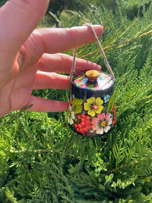 ソルト&ペッパーボトル　ホメンコ作（ペトリキフカ）