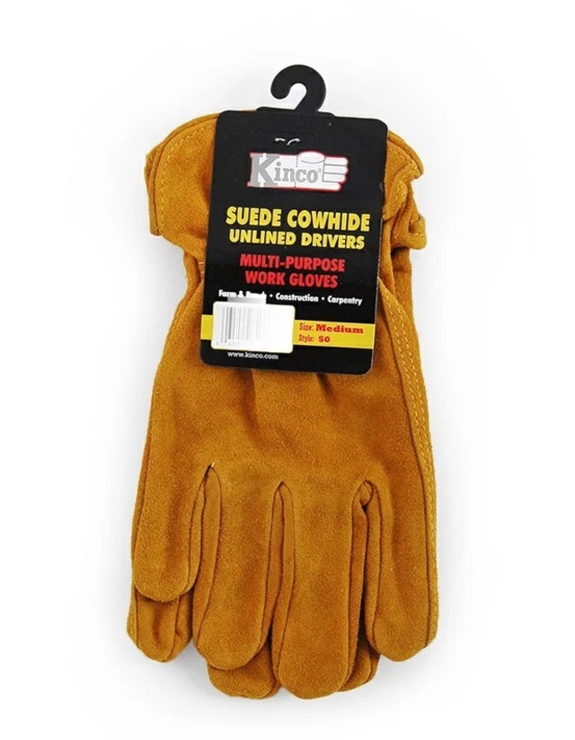 【Kinco】Cowhide Driver Gloves　Kids - Youth's　#50C50Y