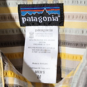 極美品 M 10年 Puckerware Shirt Patagonia パッカーウェアシャツ パタゴニア  シアサッカー