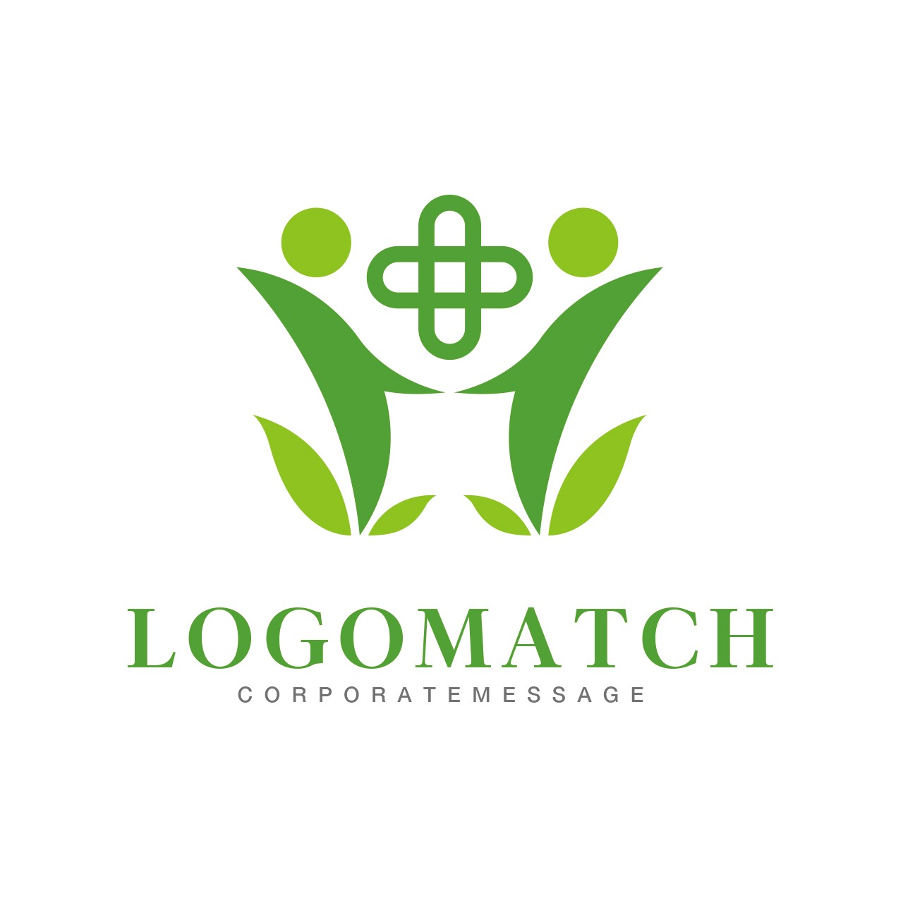 人々の健康と生活サポートのロゴ