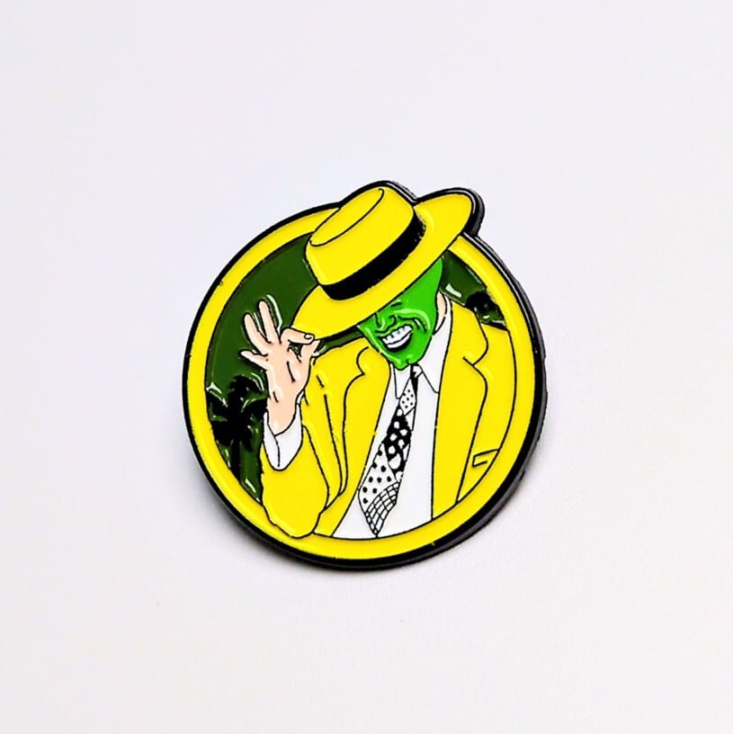 送料無料! ★ピンズ PINS★ピンバッジ★ 【 The MASK( マスク )】 スタンリーイプキス / マスク〚アメリカン雑貨 アメトイ〛