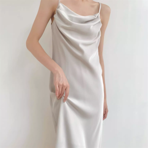 ドレープキャミロングワンピース　A2062