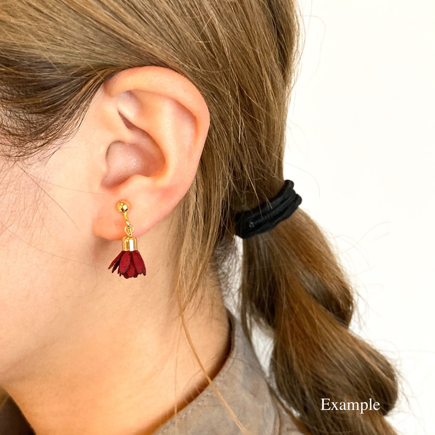 キャップ付きミニ花びらタッセル | Dua-アクセサリーパーツショップ