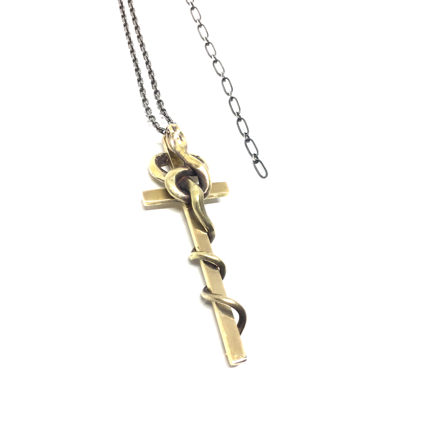 gunda<ガンダ>STEALTH CROSS NECKLACE [ステルスクロス gunda<ガンダ>STEALTH CROSS NECKLACE [ステルスクロス