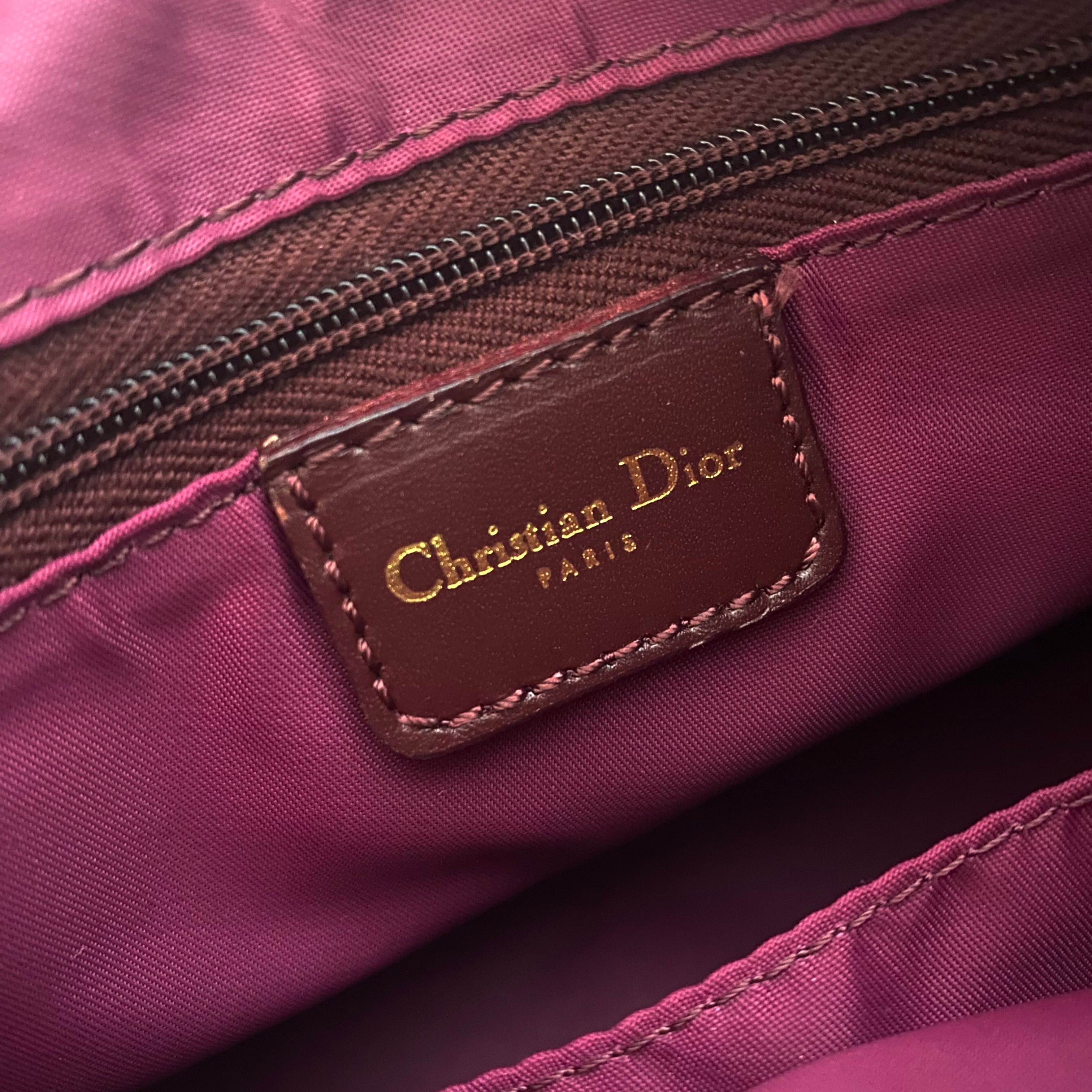 Christian Dior ディオール トロッター ミニボストン レッド Christian Dior ディオール トロッター ミニボストン レッド