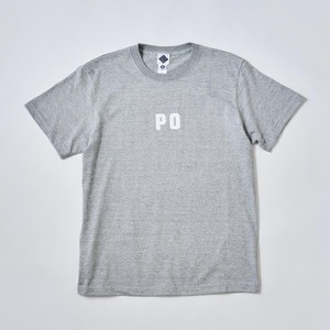 POST O'ALLS / 3007 / PO Logo Tee / ash heather x white