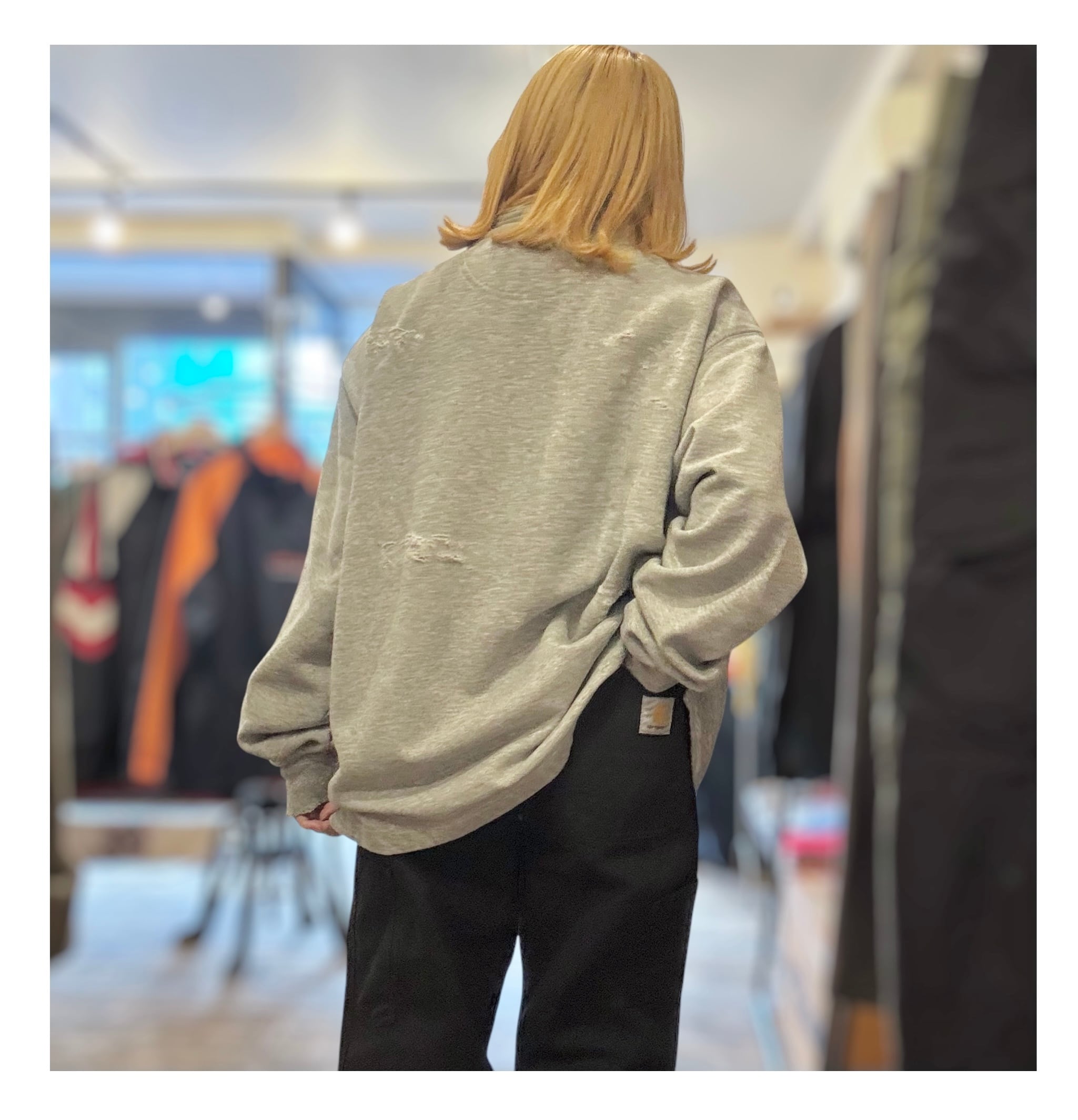 Carhartt halfzip BORO sweat / カーハート ハーフジップ トレーナー