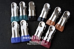 MetalClipColor 各色2個セット　カラフルで可愛いclip