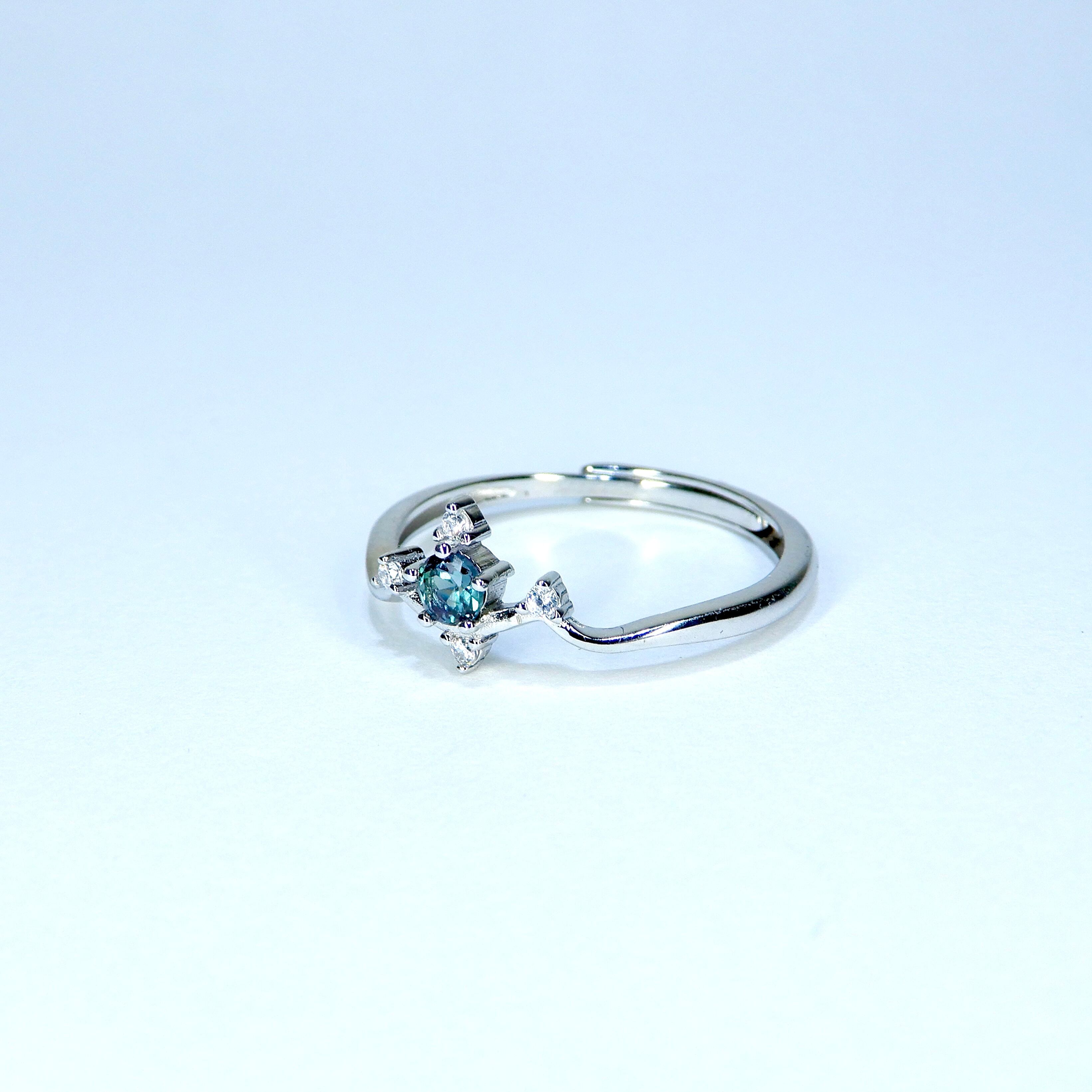 燭台Ring♦︎合成アレキサンドライト♦︎