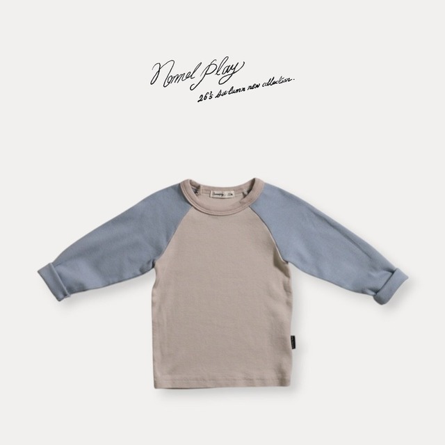 《予約》送料無料【normal play】Rib Combo Tee