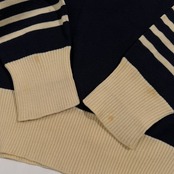 希少 レア FILA フィラ BJORN BORG ビヨンボルグ Vネック ライン ニット セーター 48 /ネイビー系 イタリア製 70s 80s ヴィンテージ