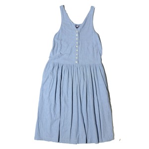 90's. old gap. Chambray denim　dress