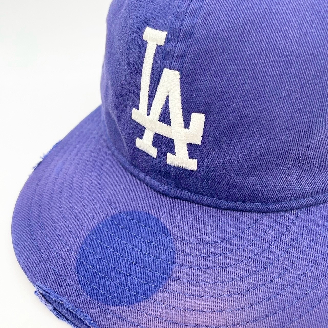 NEW ERA 9THIRTY/930 powered by GORO (min-nano) Los Angeles Dodgers / ロサンゼルス・ドジャース ダメージ/パッカブルバイザー/モンレーウォッシュ Dark Royal