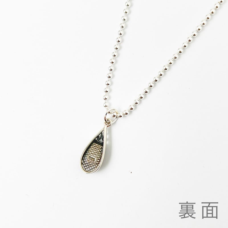 Lagoon Original シンセティック オニキス ドロップ ネックレス