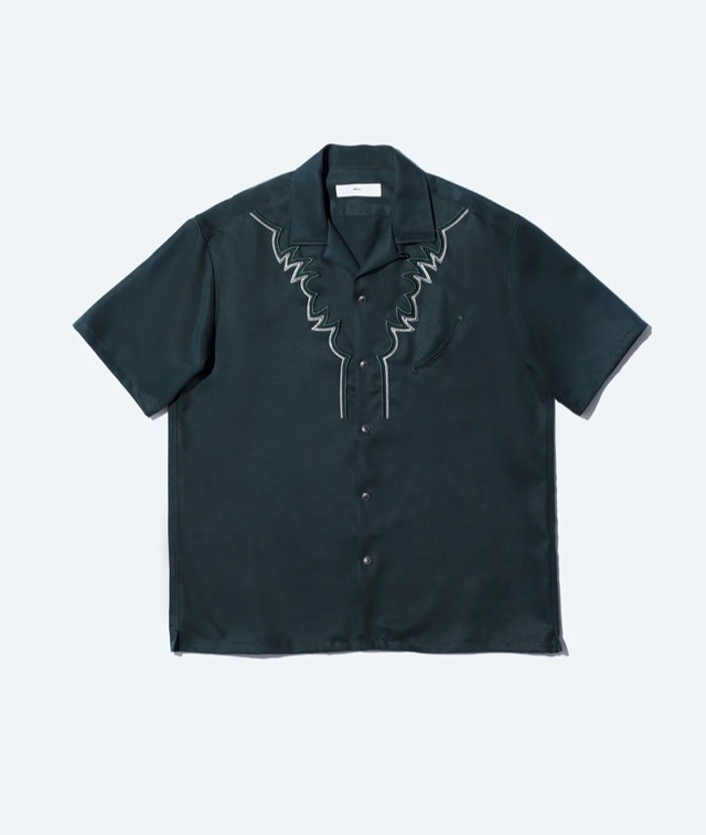 【TOGA VIRILIS】EMBROIDERY WESTERN S/S SHIRT