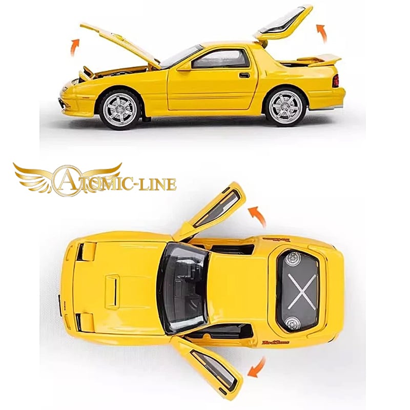 マツダ RX-7 FC3S 1/32 ミニカー 全4色 ライト点灯 エンジンサウンド