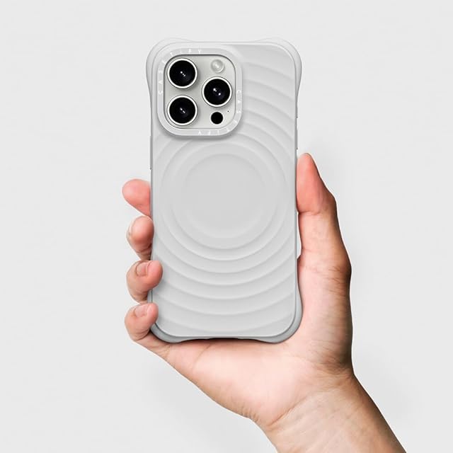 CASETiFY ウェーブ シリコン iPhone 16 Pro ケース [波型シリコン