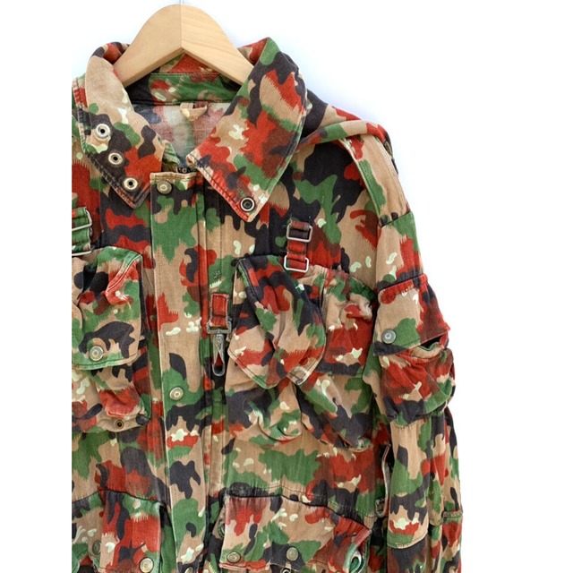 70s SWISS MILITARY "ALPINE CAMO" MOUNTAIN JACKET Size 52 (L程)