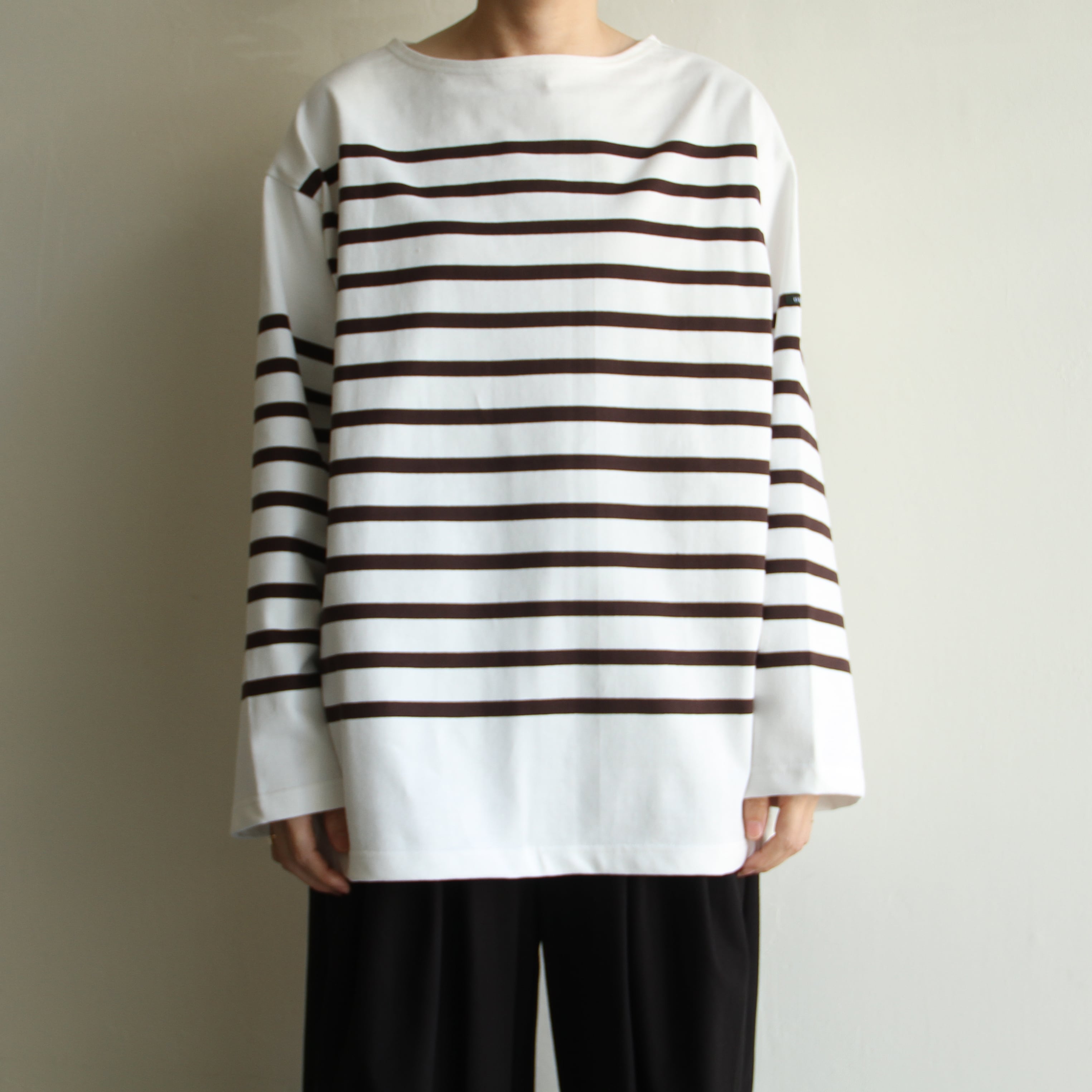 outil(ウティ) tricot habas、ウール素材、黒白、３、23AW OUTIL Tricot habas | Terminal