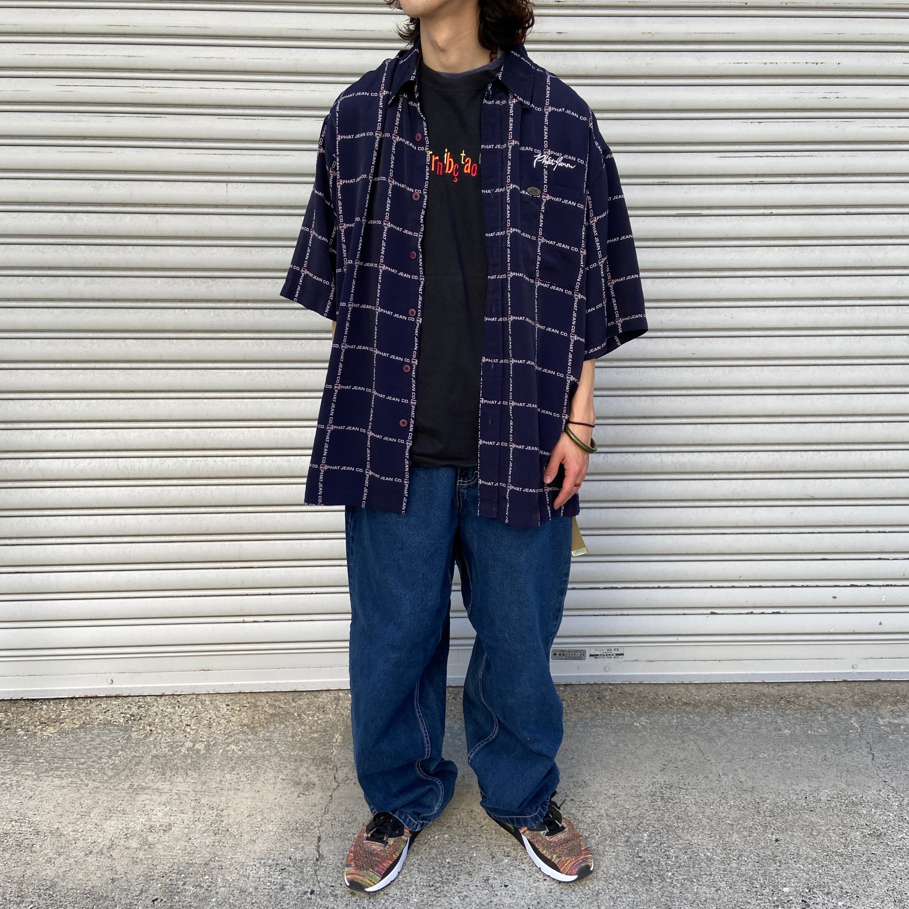 送料無料』Phat Farm ファットファーム ロゴデザイン半袖シャツ