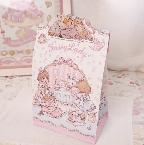 新作☆FL839A｜Fairylady 第三弾【A】ラッピング袋 角底袋 紙袋 / 平口袋