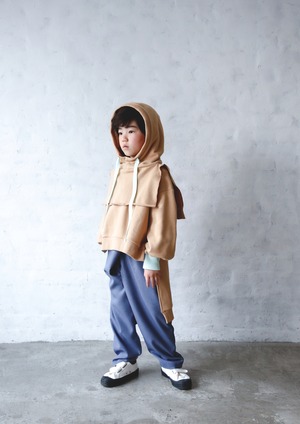 【22AW】ミチリコ(michirico) Use apart hoodie ベージュ【S・M】