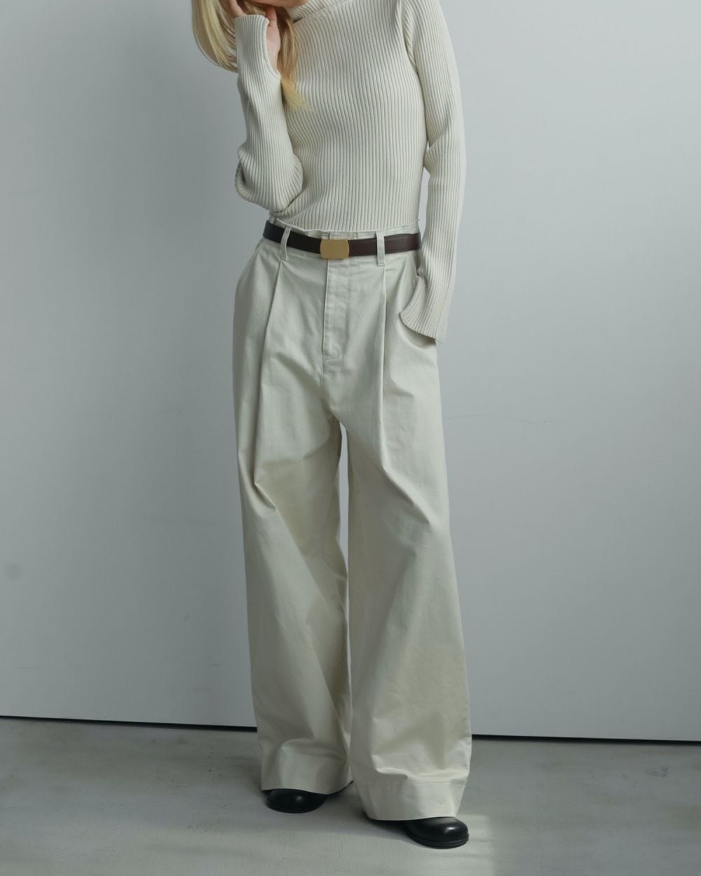 anuke 】Wide Chino Pants | valance 福井｜レディース セレクト