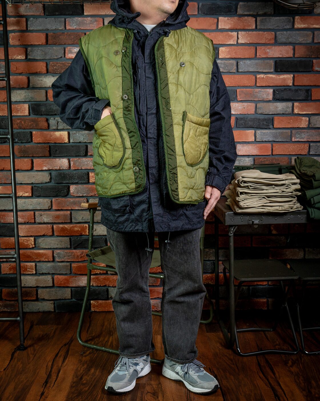 REMAKE】U.S.Army M-65 Liner Vest 実物 リメイク ベスト アメリカ軍 