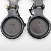 フラメンコ 小物 パリージョ カスタネット ブラック系 CASTANUELAS DEL SUR 楽器 小物 ペア 両手 模様 黒 茶 ケース ケース付き 練習 レッスン ステージ イベント 艶 光沢 パフォーマンス 柄 模様 おしゃれ