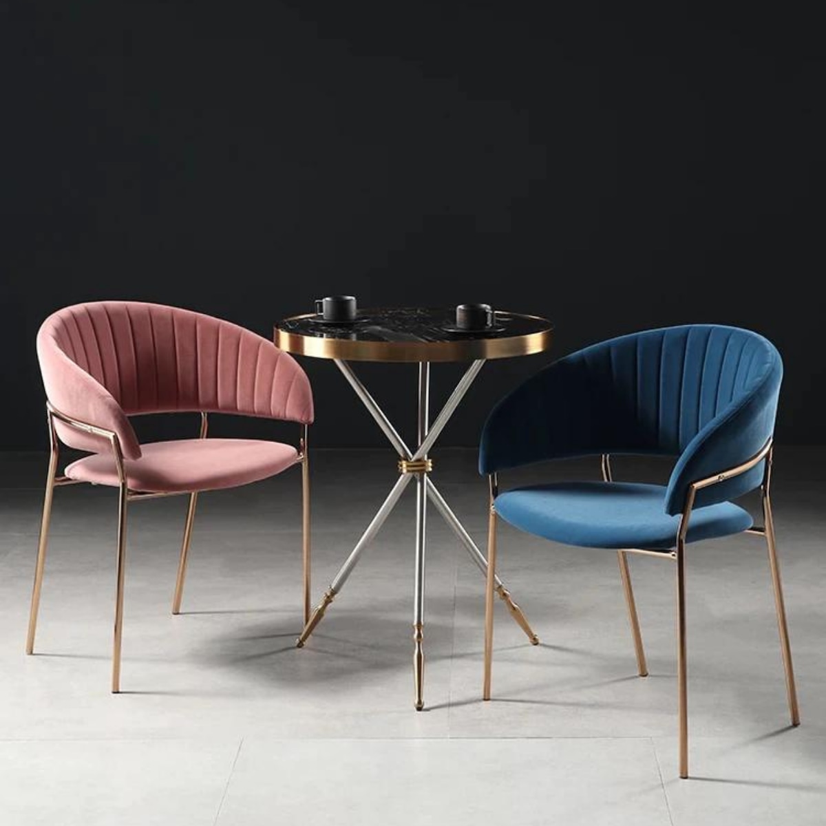 ベルベットダイニングチェア | LUSSOHOME ベルベットダイニングチェア | LUSSOHOME