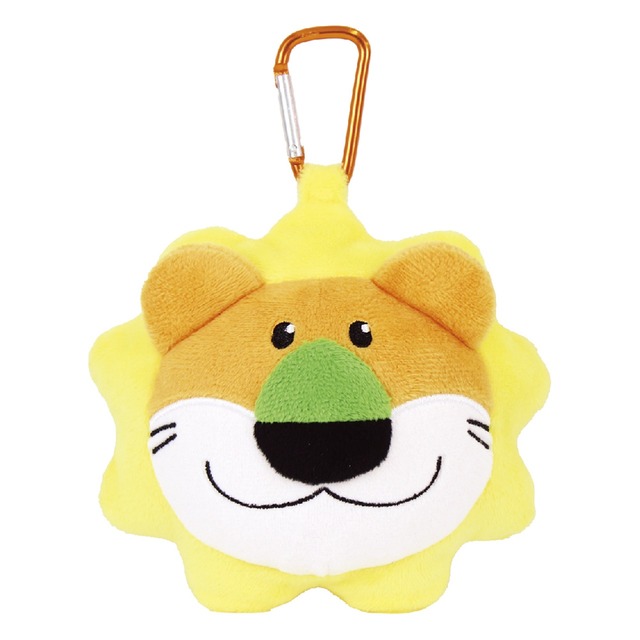 たべっ子どうぶつカラビナ付きぬいぐるファスナーMCらいおんく(5256243)