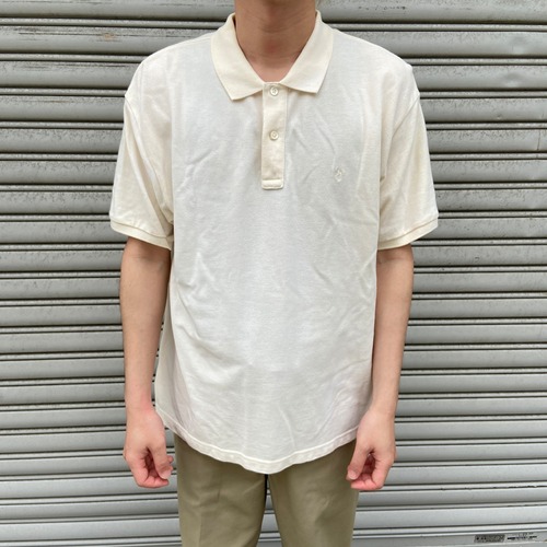 90s POLOSPORT ラルフローレン 半袖ポロシャツ アイボリー M-L