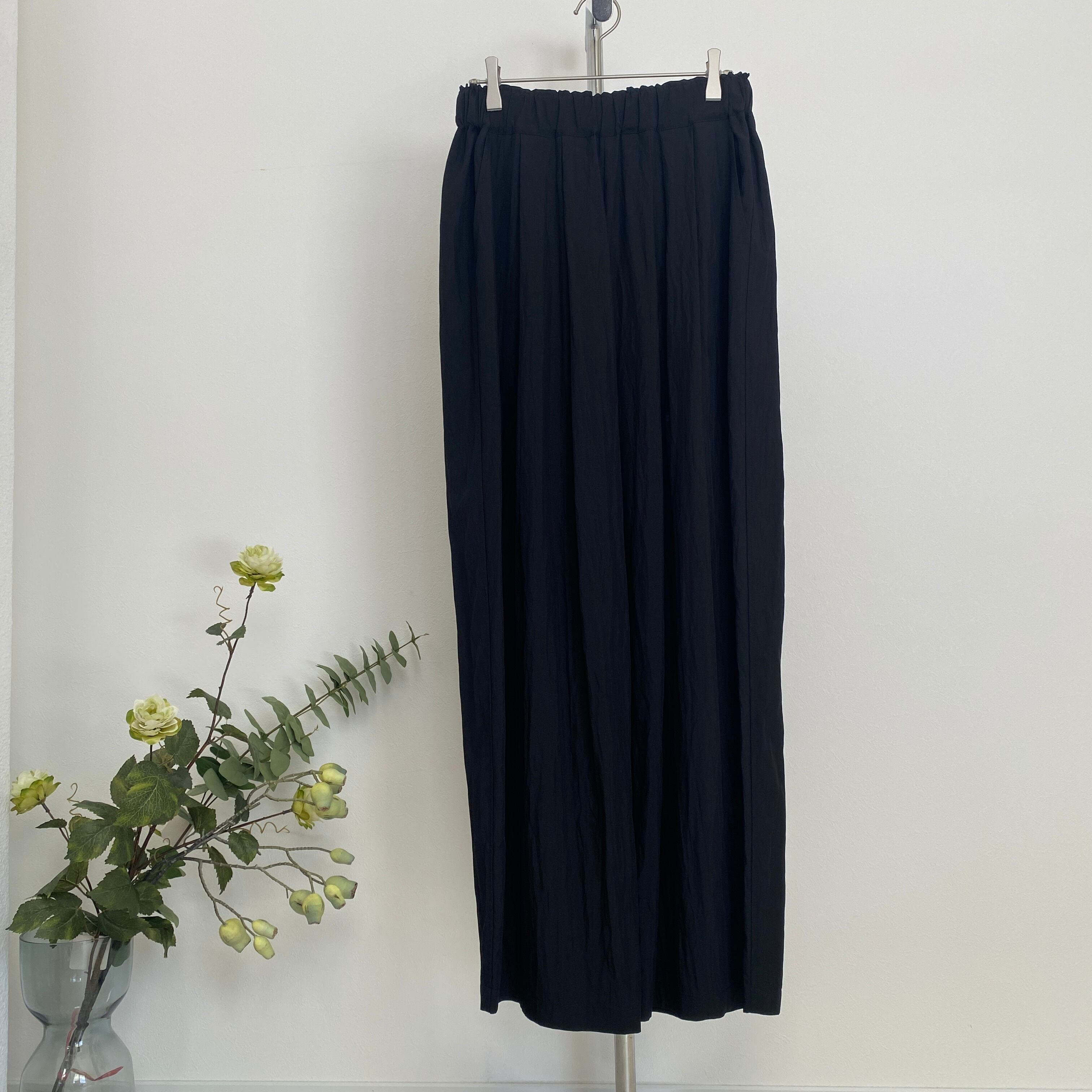 【cafune】コットンナイロンワイドパンツ　435608