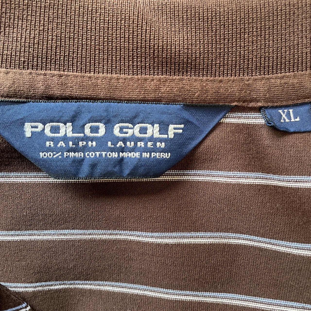 90年代 POLO GOLF Ralph Lauren ラルフローレン Tシャツ地 ボーダー 