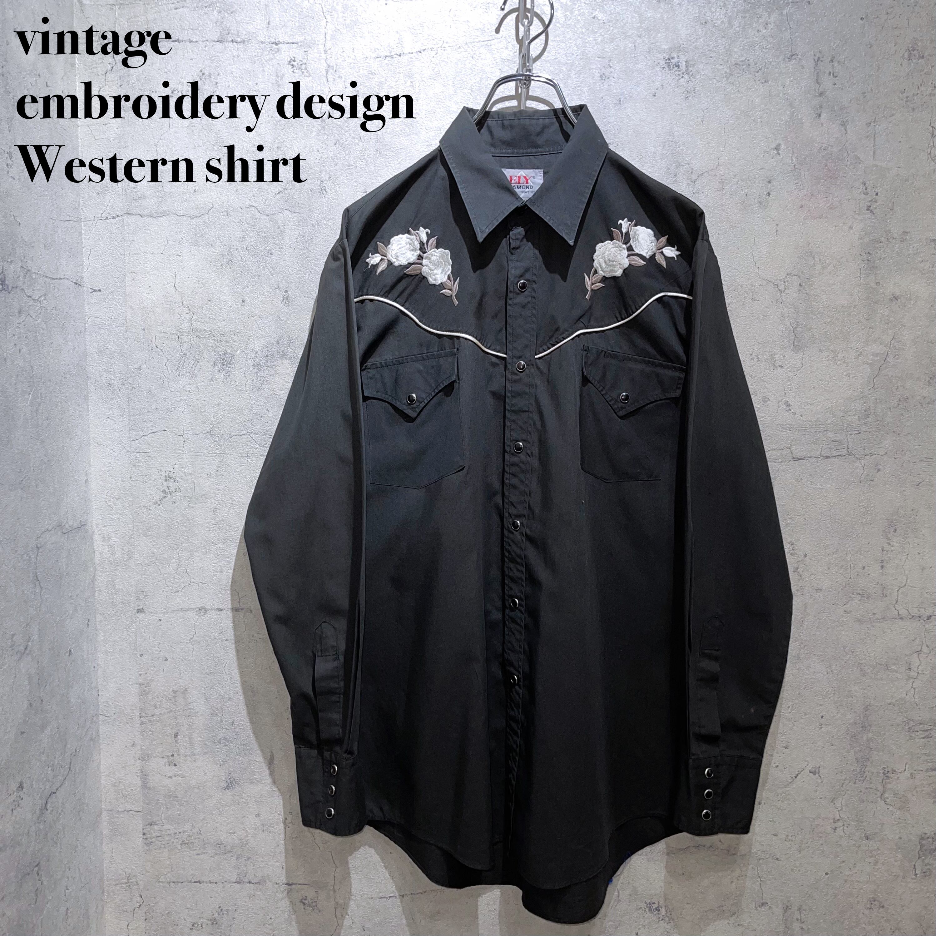 vintage embroidery design Western shirt | ayne powered by BASE