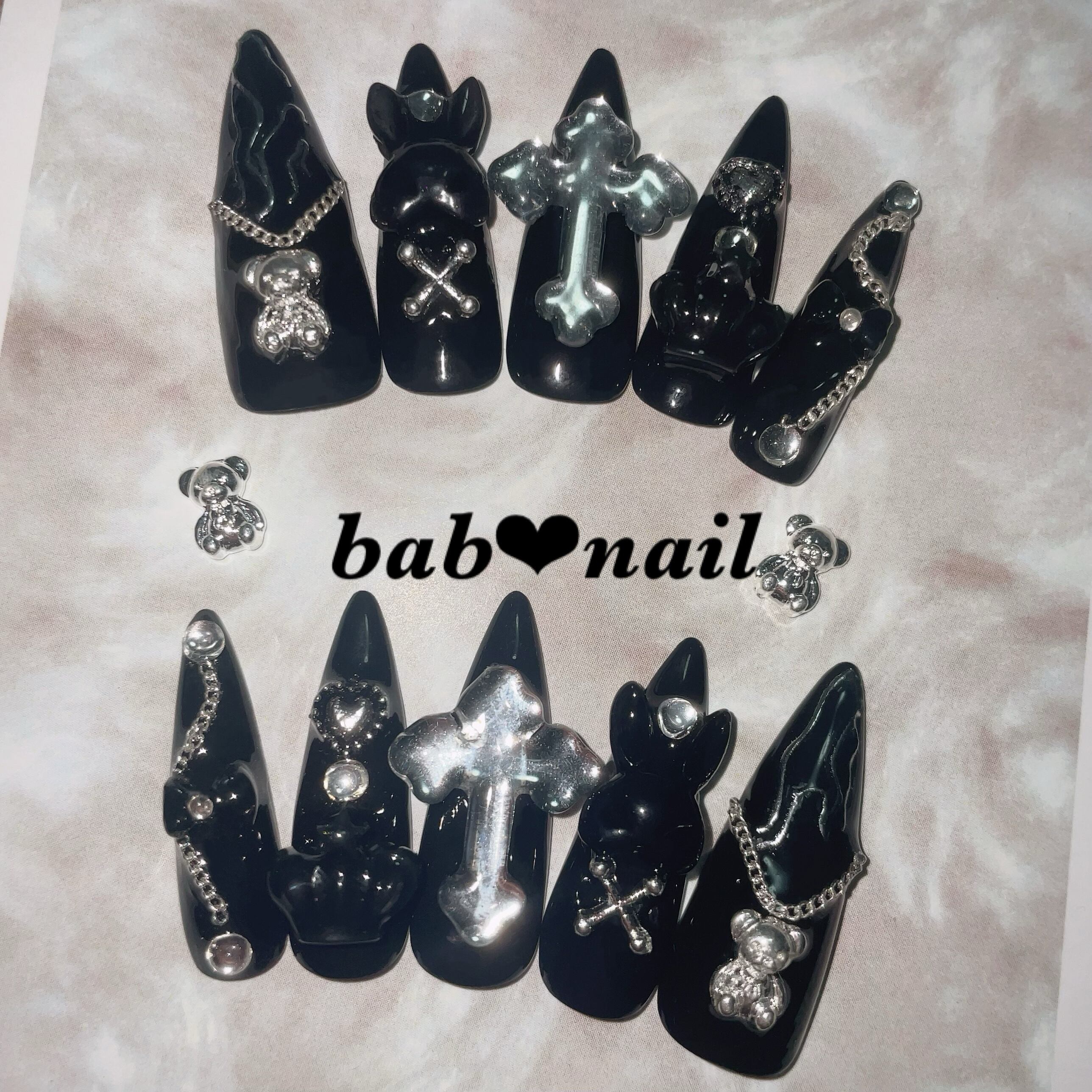 スキニーオーバルサイズ表 | ばぶnail❤︎ネイルチップ