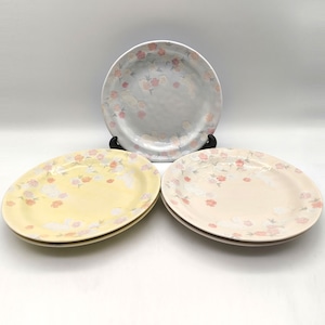 三郷陶器・Sango・島田順子・プレート・洋食器・3色・計5枚セット・No.260727-08・梱包サイズ80