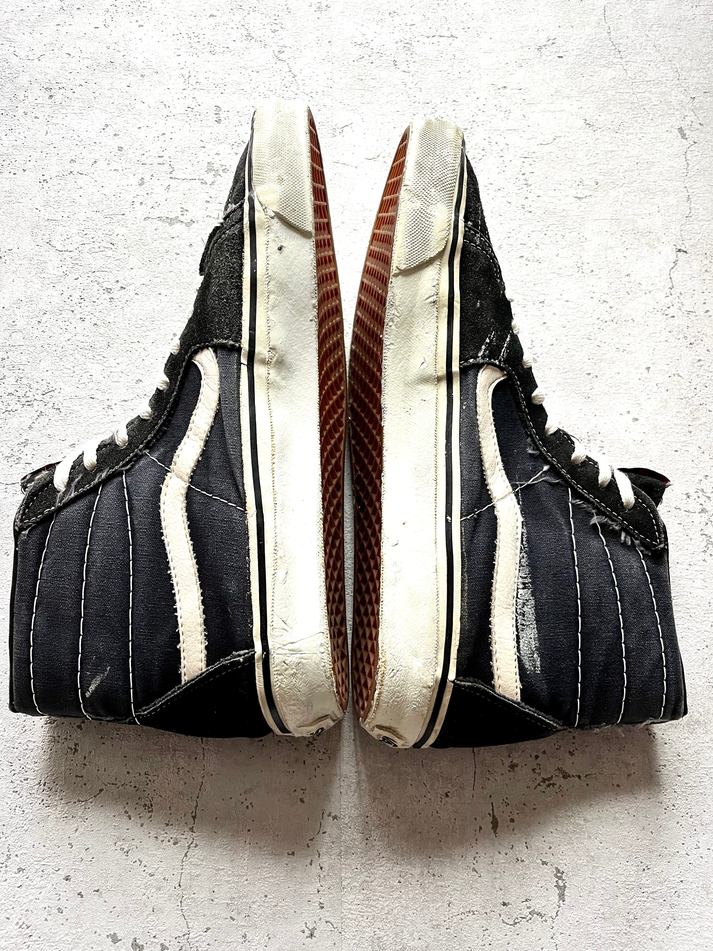 90s USA製 VANS SK-8 HI HI-TOP BLACK OLD VINTAGE アメリカ製 90s USA製 VANS SK-8 HI HI-TOP BLACK OLD VINTAGE アメリカ製