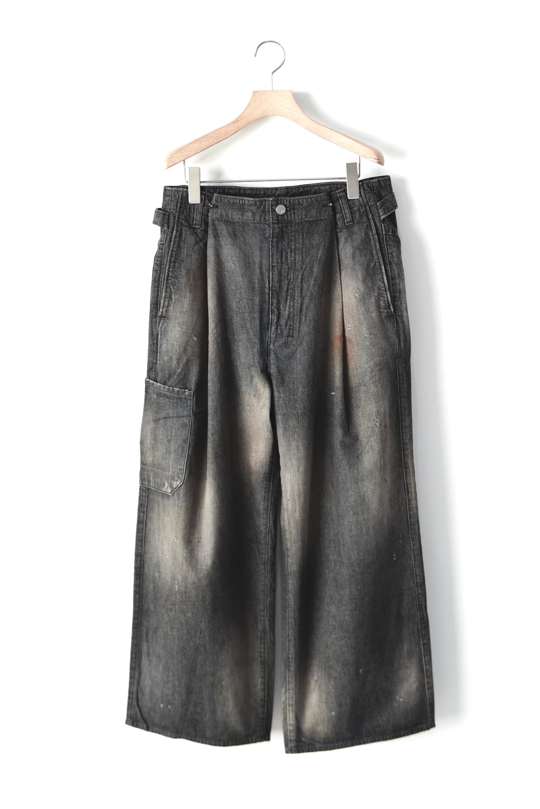 ANCELLM / DENIM PAINTER PANTS / ANC-PT139
