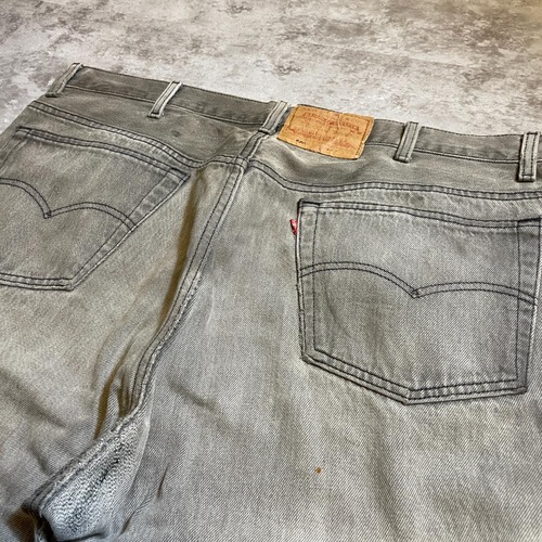 【W40 L30】 USA製 levi's black リーバイス 501 詳細写真6