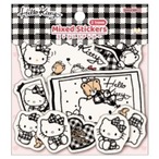 【ロット販売】【10入】ハローキティミックスシールブラック(8811103)