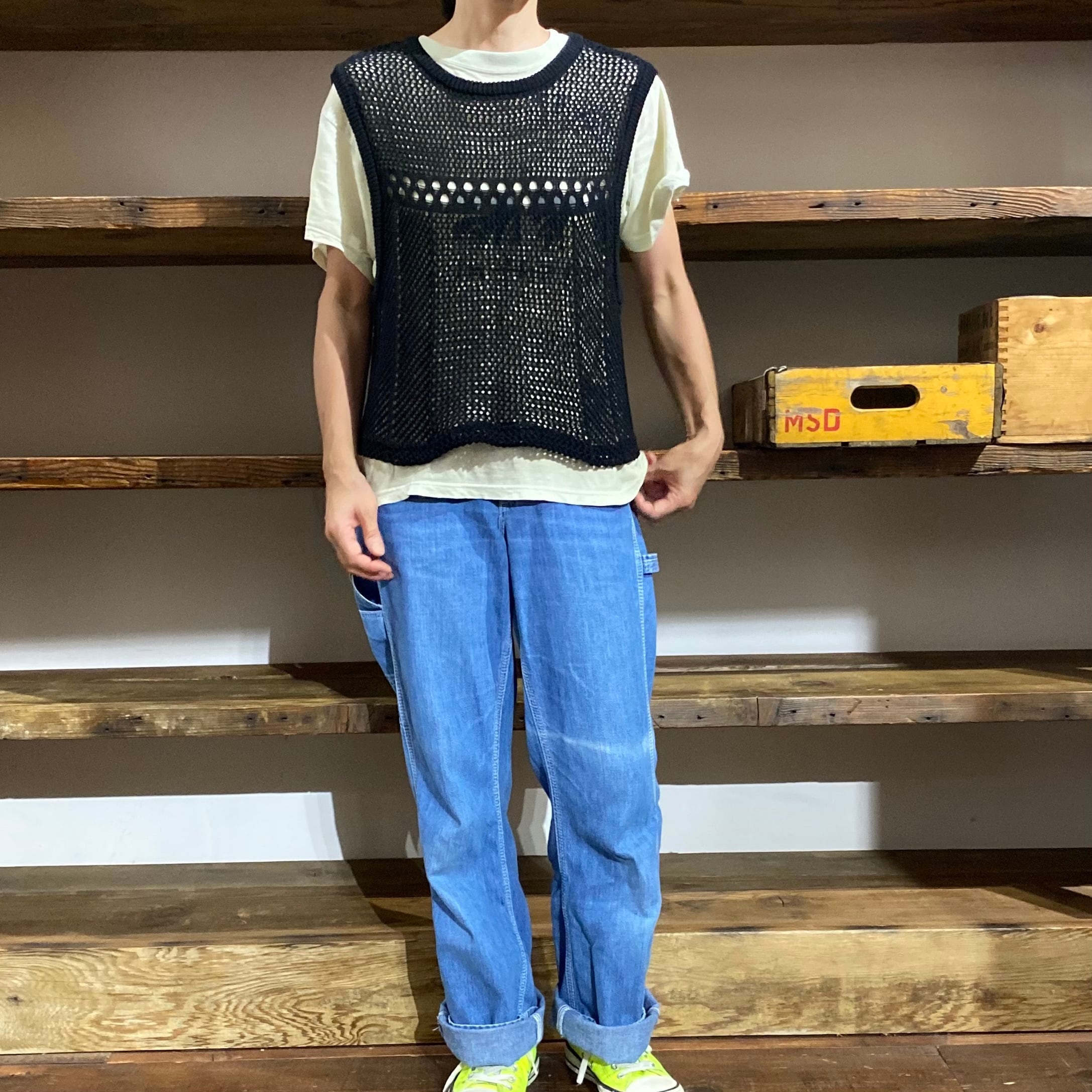 Mesh Tank top / メッシュ タンク トップ | 古着屋 仙台 biscco【古着