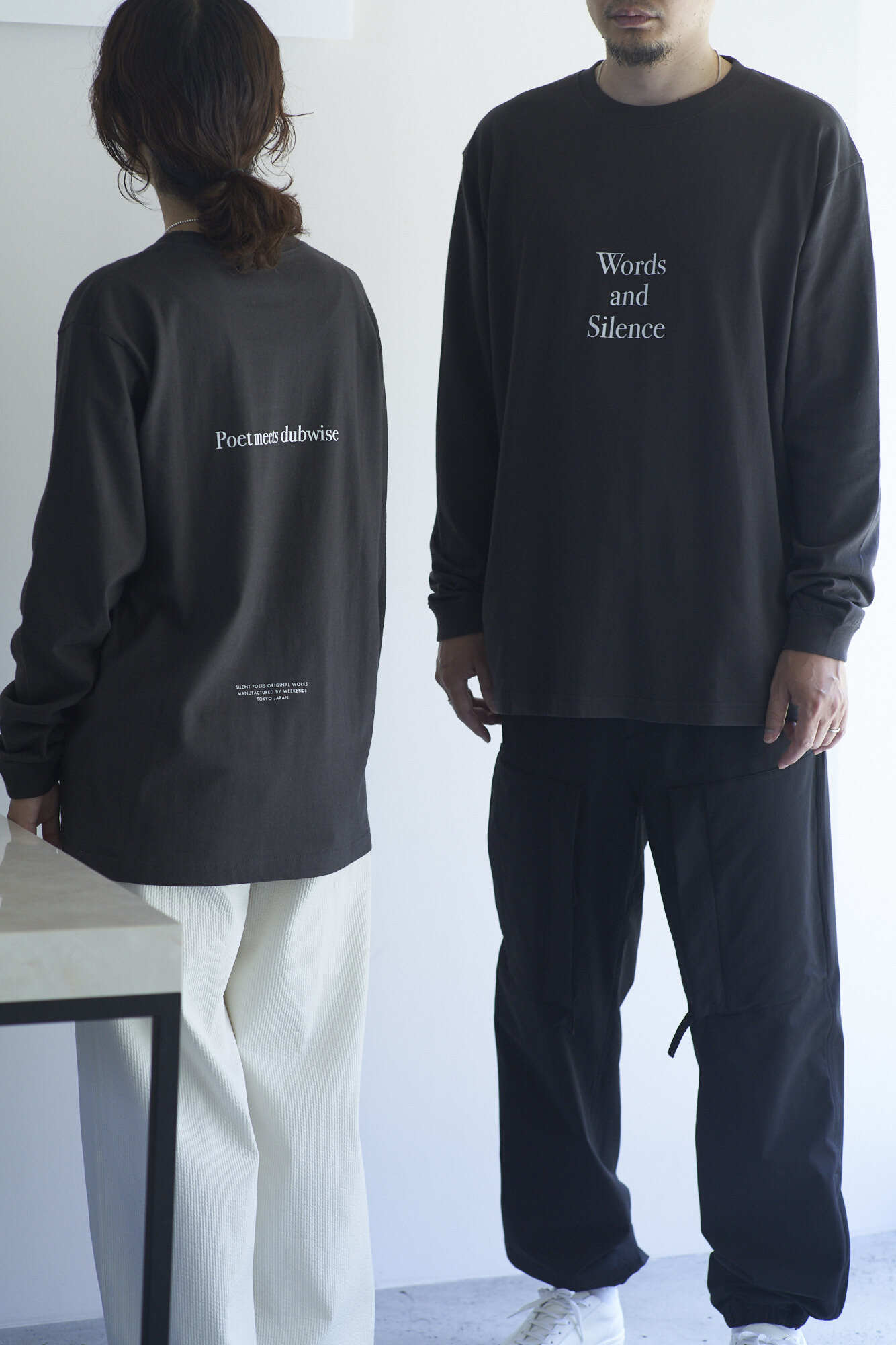 POET MEETS DUBWISE WORDS AND SILENCE L/S T-Shirt＜PEARL19別注＞ pearl19