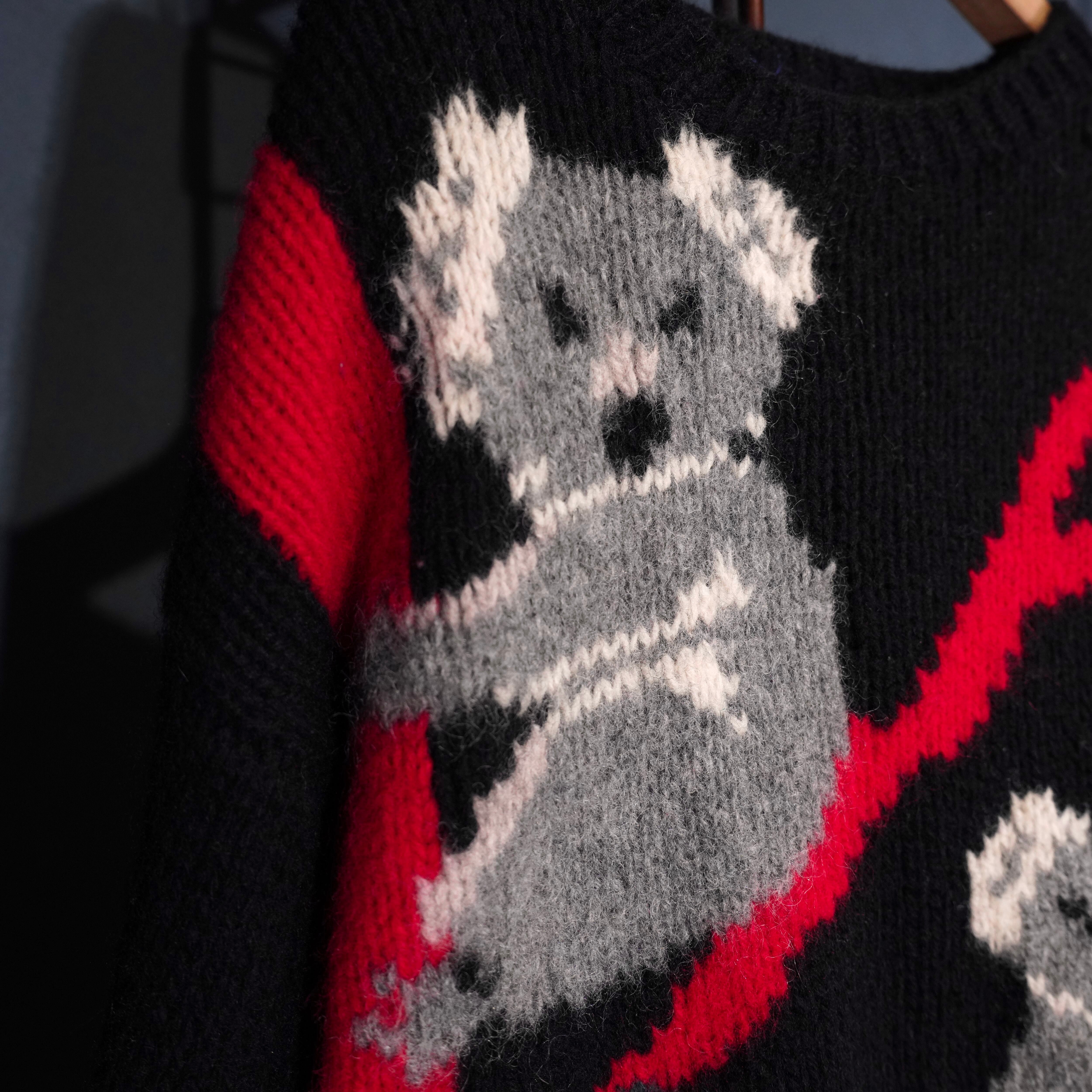 USA VINTAGE THE Woolrich WOMAN KOALA DESIGN WOOL KNIT/アメリカ古着