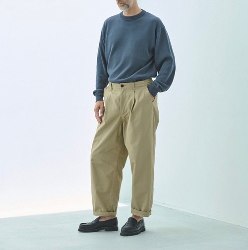 STILL BY HAND / Selvedge 1 Pleat Pants