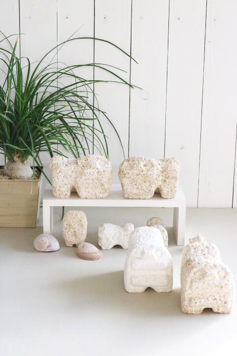 石獅子 ふりかえりシーサー 若山大地