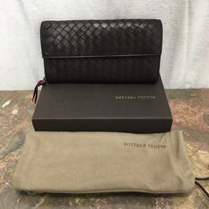 2000000003313 BOTTEGA VENETA MESH LEATHER LONG WALLET MADE IN ITALY/ボッテガヴェネタメッシュレザー長財布