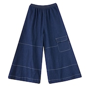 サイドポケット ワイドデニムパンツ 00168