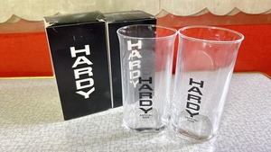 昭和レトロな逸品　サッポロビール HARDY グラス　2点